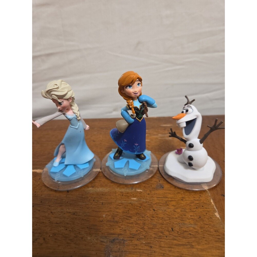 Disney Infinity 2.0 Frozen Elsa Anna Olaf Figure Lot Disney Interactive Toys Set